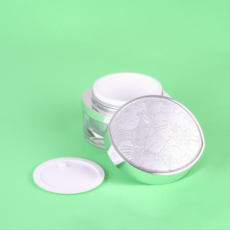 Manufacturer 15g 30g 50g Empty Elegant Cosmetic Container Cream Jar for Cosmetic Packaging