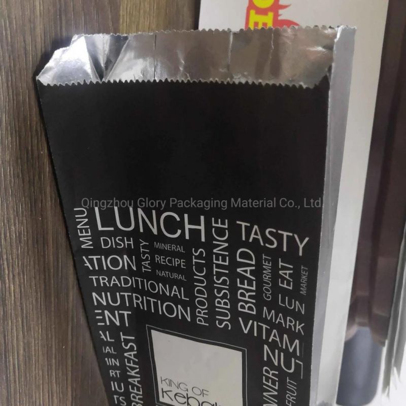 Disposable Aluminium Foil Paper Bag Doner Kebab Bag