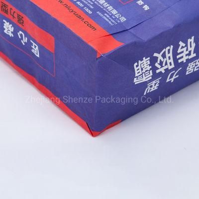 Tile Accessories Industry Kraft Paper Bag for Packing 50kg Cement