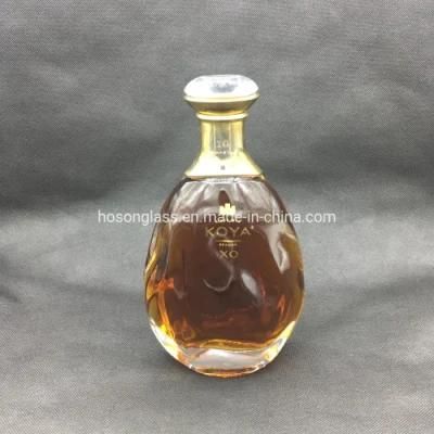 Hoson Customized High temperature Decaling 500ml 700ml Brandy Vsop Wine Glass Bottle