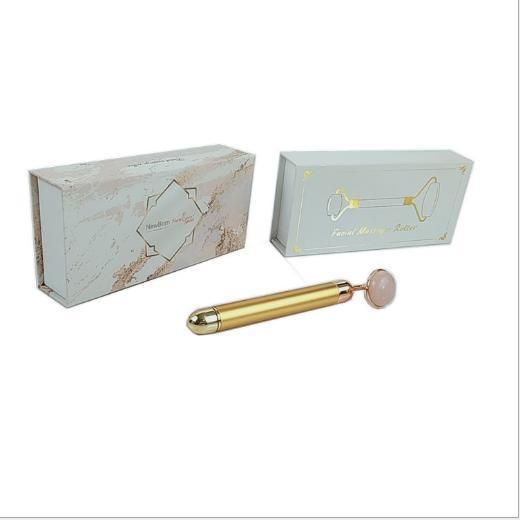 Factory Direct Supply Jade Carton Jade Push Flip Magnetic Suction Box EVA Packaging Box Jade Roller Beauty Stick Printing Box