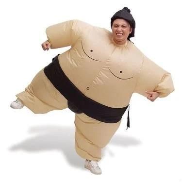 Funny Adult Fat Costume Inflatable Full Body Suit