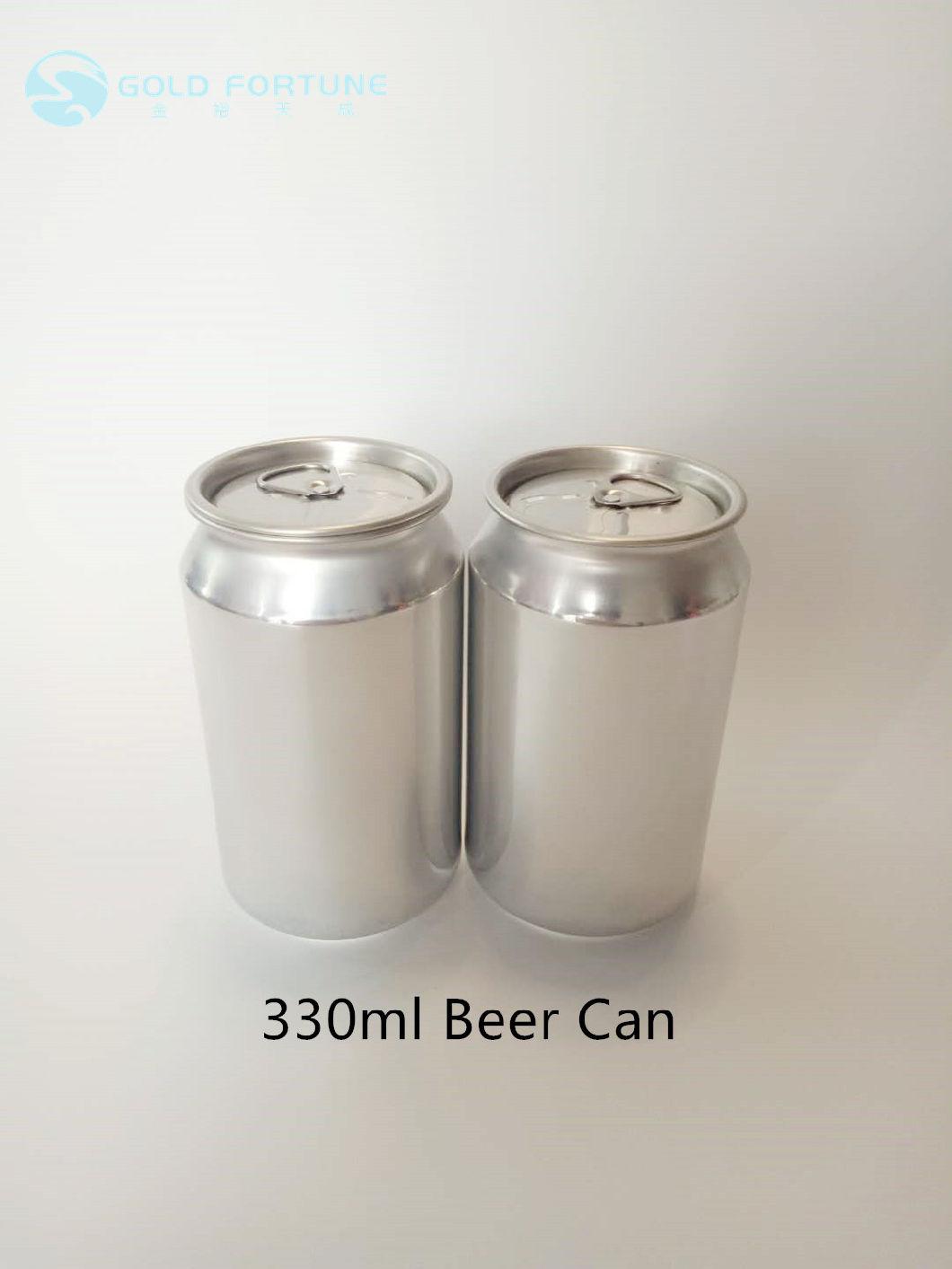 Custom Printing Logo Empty Beer Can 330ml 500ml