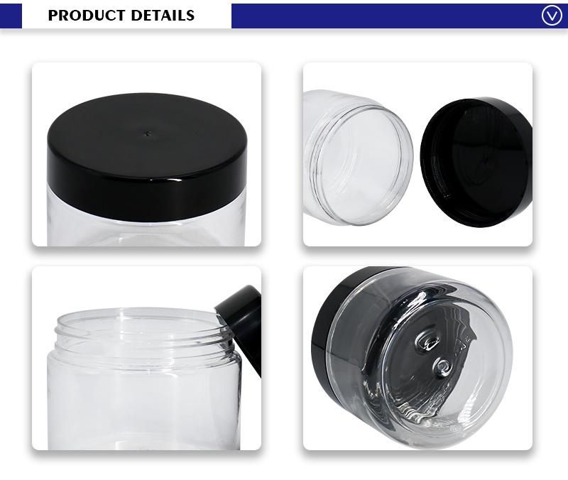 Wholesale Custom 250g Empty Transparent Face Cream Jars