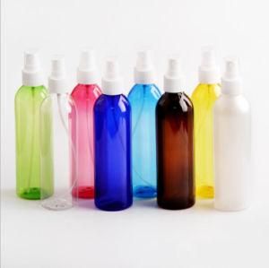 250ml Pet Plastic Round Shoulder Mist Spray Bottle for Cosmetic Packing