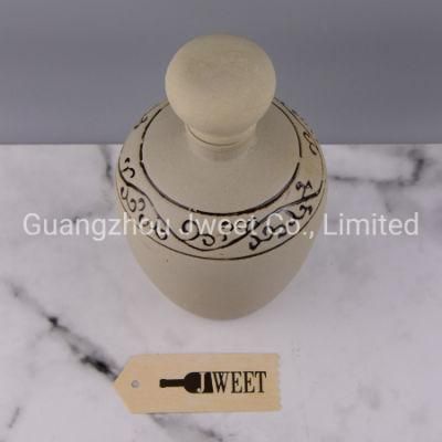 Hot Sale 500ml Ceramic Wine Tequila Olive Oil Bottle