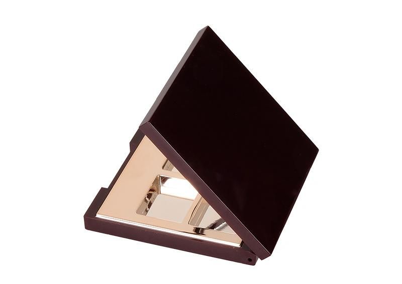 High-Grade 4 Hole Empty Makeup Cardboard Plastic Eye Shadow Palette Case with Brush for Packaging