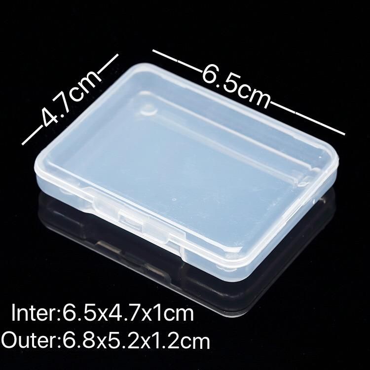 Chinese Clear Polystyrene Boxes Plastic Packaging Nut Container Box for Double Eyelid Stickers