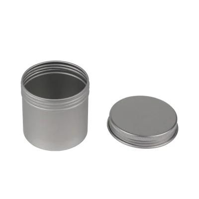 Silver Aluminum Jar Can for Gift Packaging