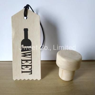 Spirits and Wines Glass Bottle Stopper Synthetic White Cork