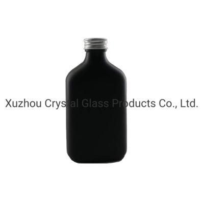 250ml Matte Black Juice Whiskey Flask Cold Brew Coffee Glass Bottle