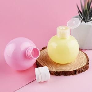 120ml Colorful Round Cap Bottle Flip Top Plastic Pet Shampoo Travel Container Bottle