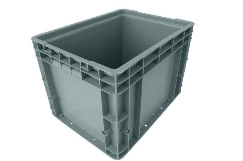 EU4328 Plastic Turnover Box for Storage, EU Standard Plastic Box for Various Purposes