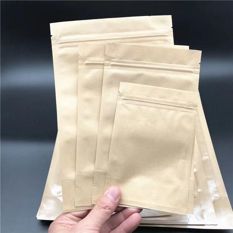 Clear/Kraft Paper Stand up Zipper Packaging Bag/Pouch