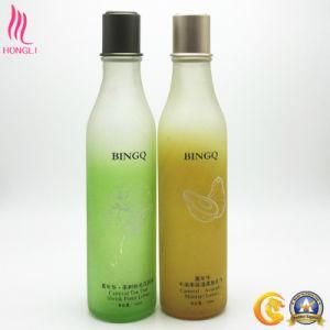 Green, Orange Color OEM Glass Bottle for Lotion