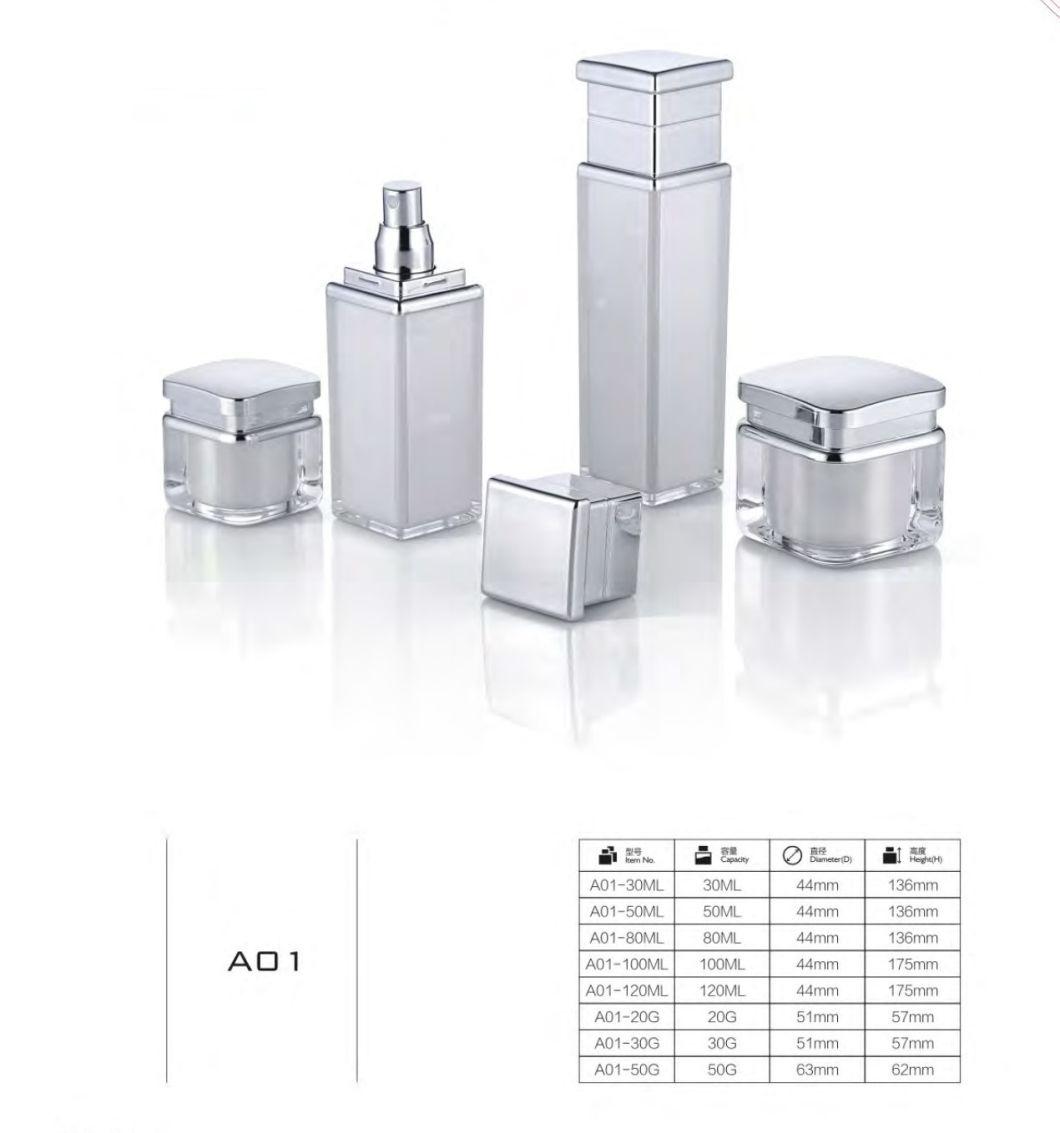 Glass Cosmetic Packing Bottles Sets for Latex Essential Oil Attar with Dropper or Pump Cosmetic Packaging Have Stock