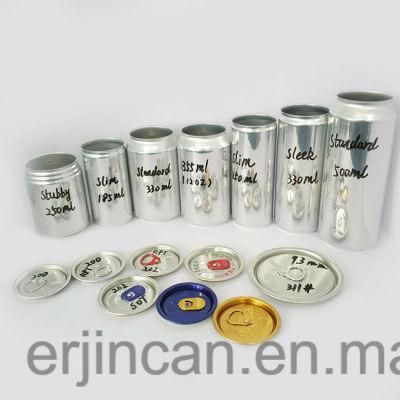 High Quality Empty Customized Aluminum Can 250 Ml 330 Ml 500 Ml