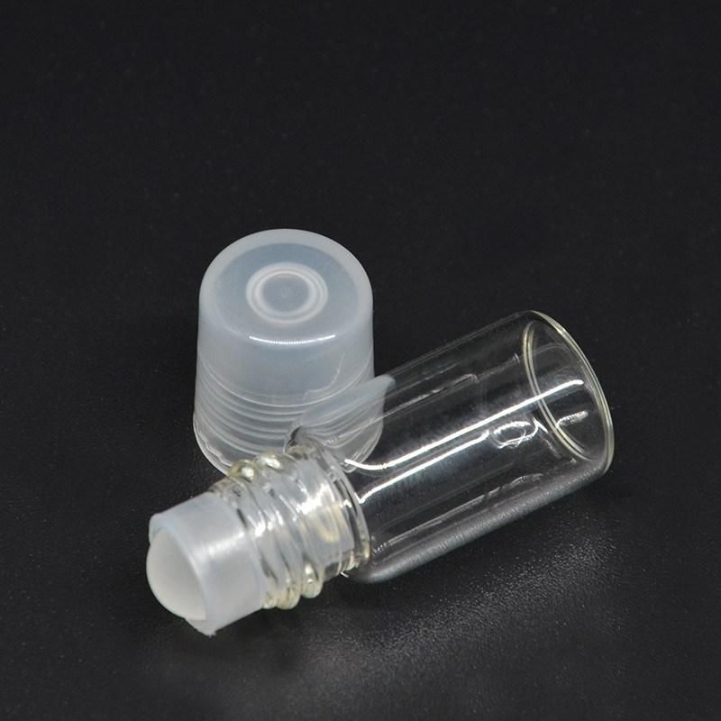 Glass Roll on Glass Bottle with Plastic Cap