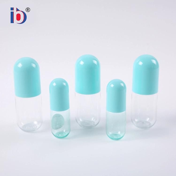 Kaixin Plastic Toner Lotion Transparent Capsule Shape Cosmetic Watering Bottle Ib-B108 with High Quality