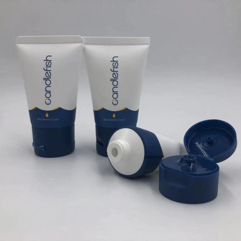 Wholesale Cosmetic White Hand Cream Tubes 50ml 100ml 120ml Plastic Tube Packaging Squeeze Tube for Cream