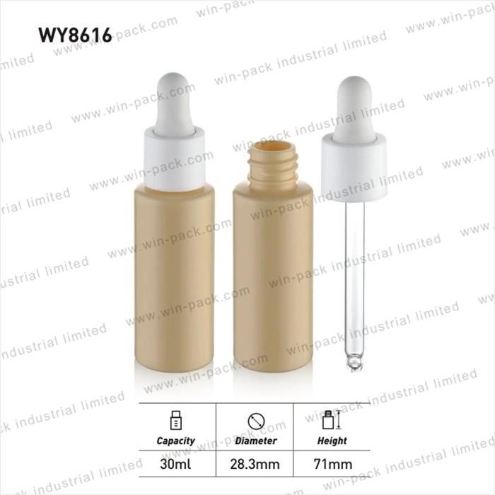 China Supply Acrylic 30ml Plastic Dropper Bottle Ampoule Packing