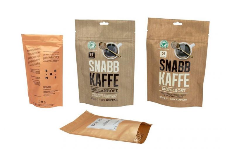 Stand up Kraft Paper Coffee Bag with Valve