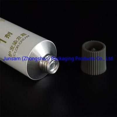 Enamal Coated Shoulder Aluminum Collapsible Tube Screw Cap Inner Coating Resisting Strong Ammonia Acid