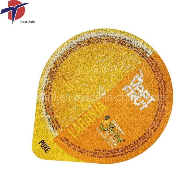 Pre-Cut Aluminum Lids for Fruit Juice Cup Sealing