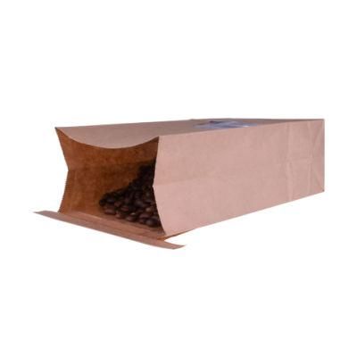 PLA Plastic Bags Compostable Printing Biodegradable Coffee Bags with Tin Tie