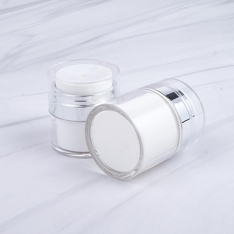 20g 30g 50g 50ml in Stock Plastic Jar Airless Pump Cosmetic Jars Lotion Bottle Airless Cream Jar