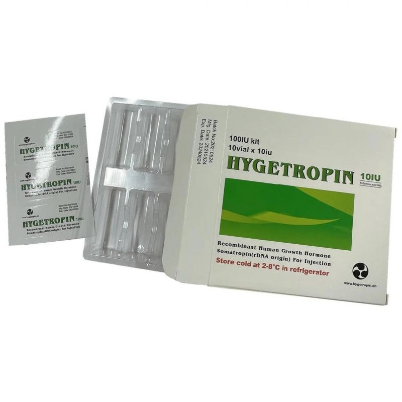 Medicine Bottle Pill 2ml 10 Ml Vial Box Packaging for Somatropina HGH