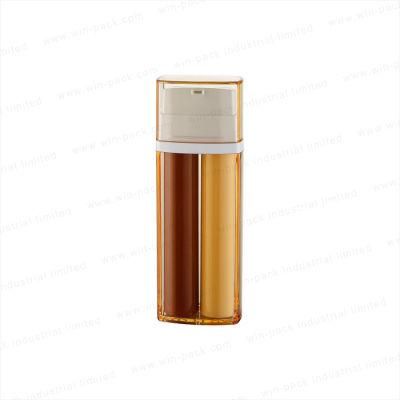 2020 Hot Seller Double Chamber One Mouth Airless Bottle for Skin Care