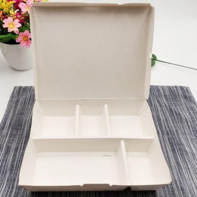 Eco Paper Kraft Sushi Cake Box Disposable Food Container with Lid