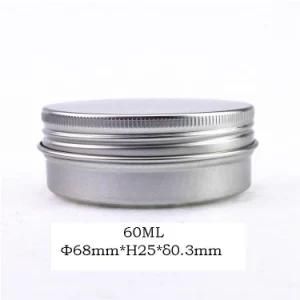 60ml Aluminum Jar with Screw Cap