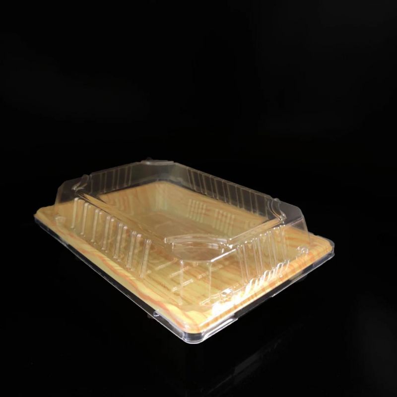 Disposable Food Tray plastic Sushi/Bread/Cake Food Container