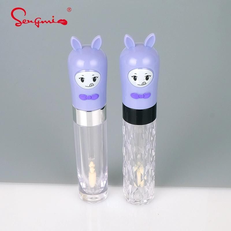 2021 New Design Cute Shape Lip Gloss Tube Empty Bottle Cosmetic Packaging Lip Gloss Bottles