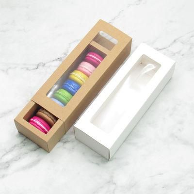 Custom Takeway Macarons Box Ckae Cookie Box Macaron Baking Candy Box