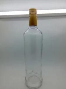 750 Ml Clear Wine Bottles with Screw Aluminium Caps