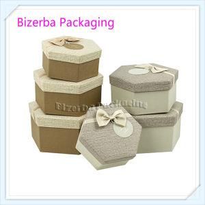 Wholesale Printed Rigid Gift Hexagon Packaging Box