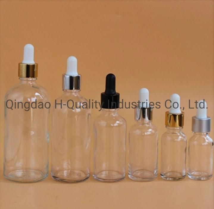 100ml Clear/Amber Essential Oil Glass Bottle