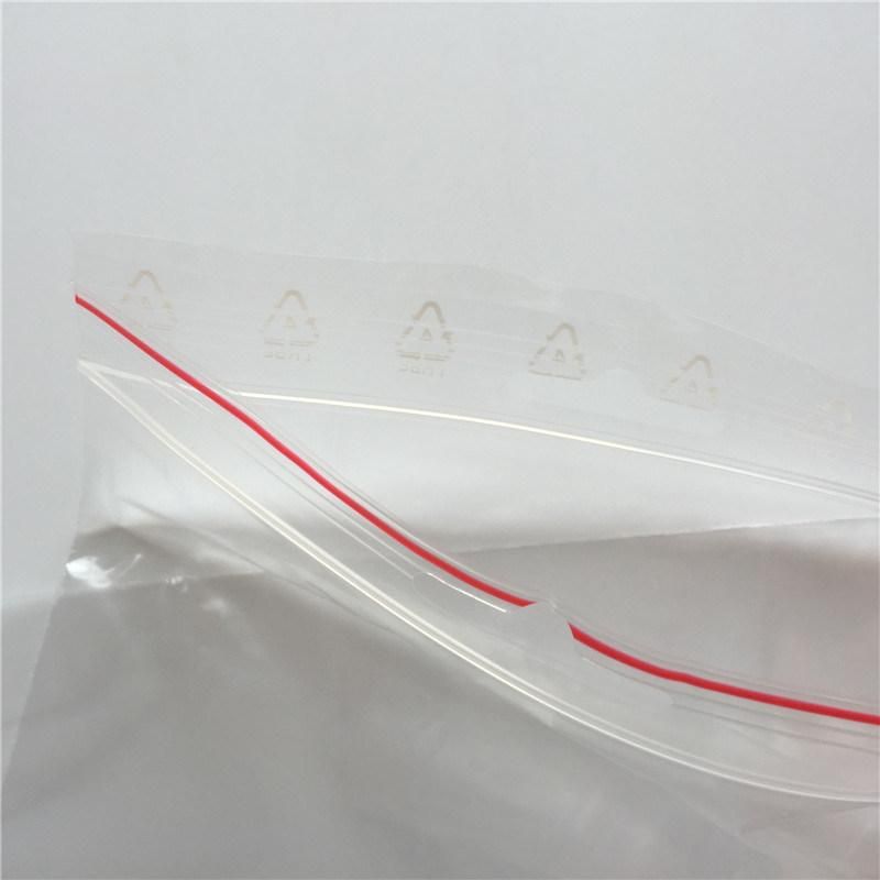 LDPE Transparent Reclosable Bags with Hang Hole