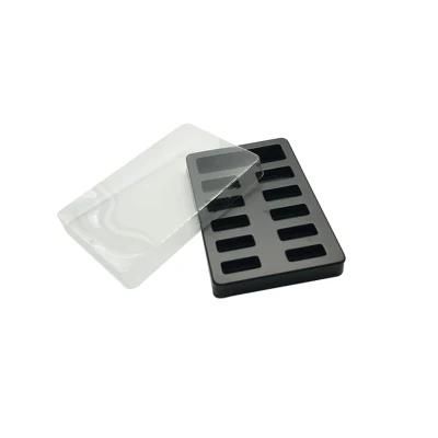 Custom Black False Nails Blister Packaging Thermoformed Tray