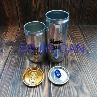 Aluminum Can Slick Sleek 200ml 6.7oz 6.8oz Ounce for Juice Wine Tea Coffee Energy Carbonated Soft Drinks CSD Kombucha