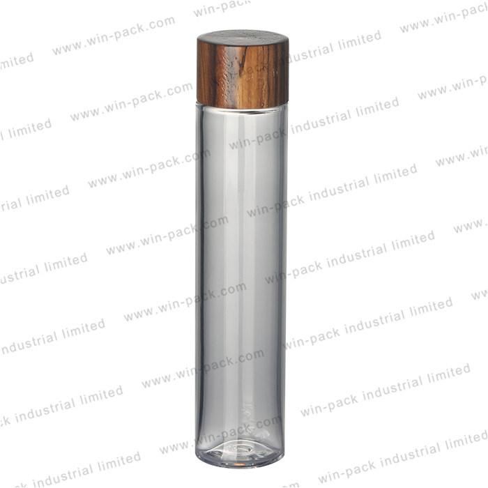 80ml Empty Clear Cheap Thin Tall Plastic Recycled PETG Lotion Cosmetic Containers Bottle with Cork and Cap