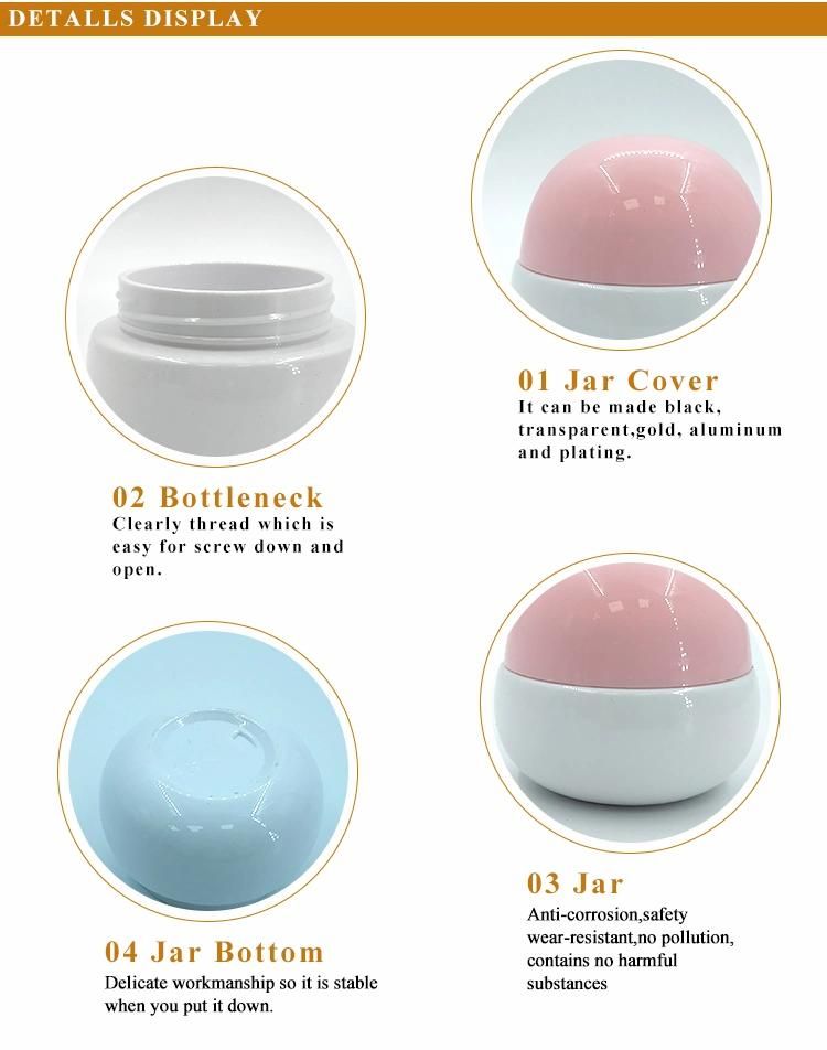 Cosmetic Container Round Cream Plastic Jars