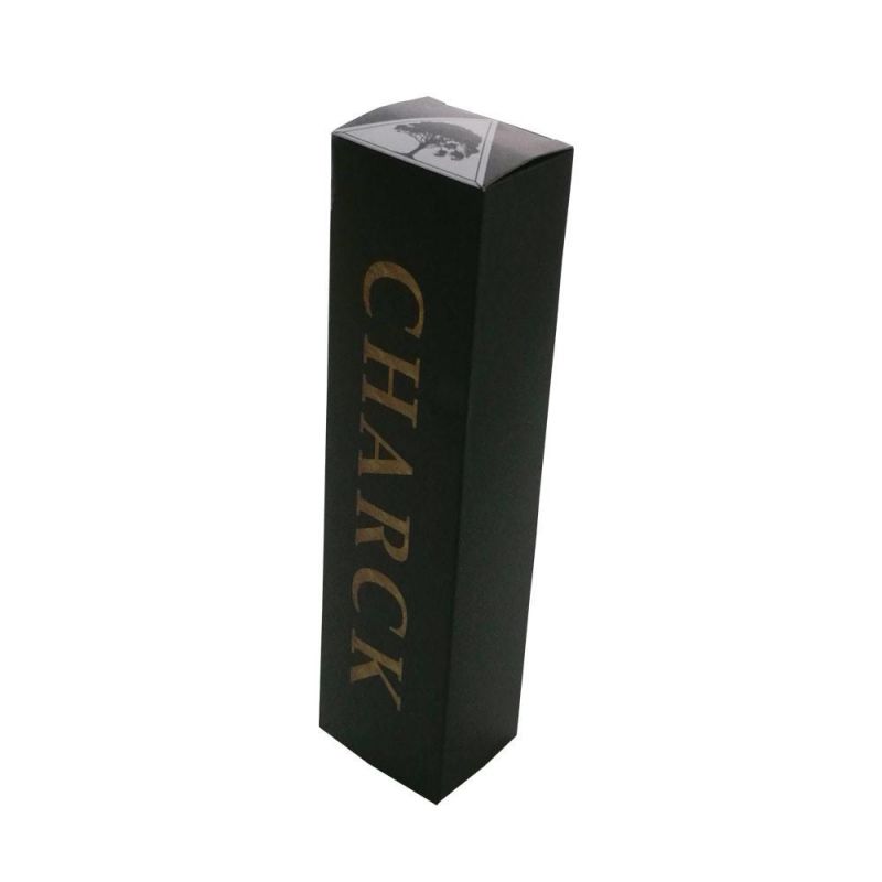 Golden Stamp Cardboard Paper Box for Wine