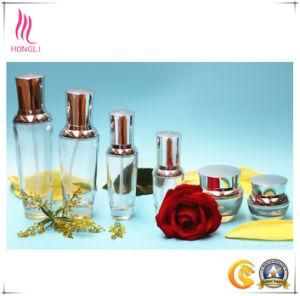 Elegant High-End Round Clear Cream Spray Bottle and Jar