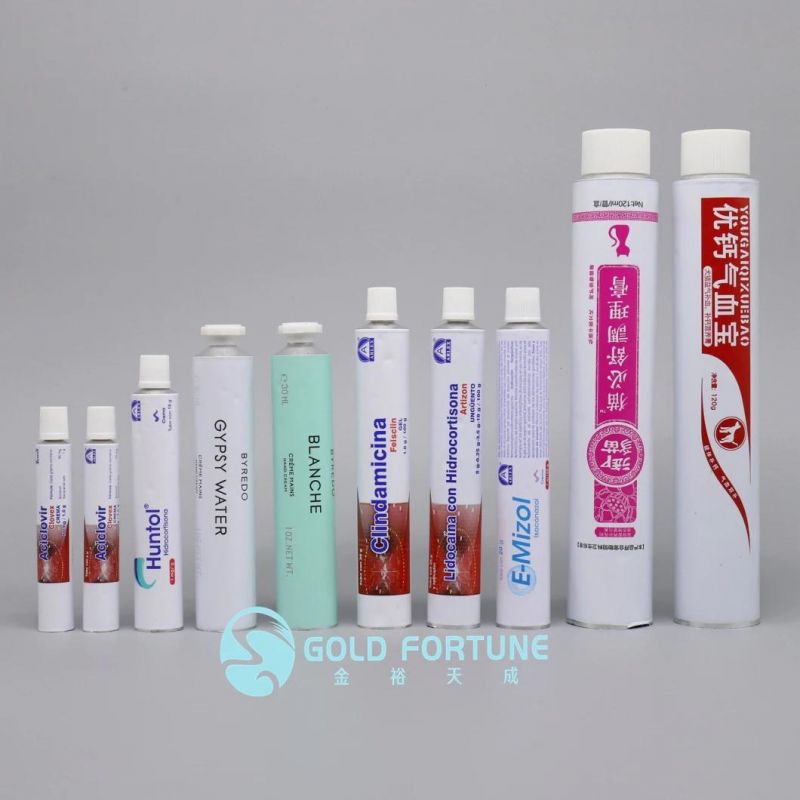 Empty Adhesive Packing Collapsible Aluminum Tube for Glue