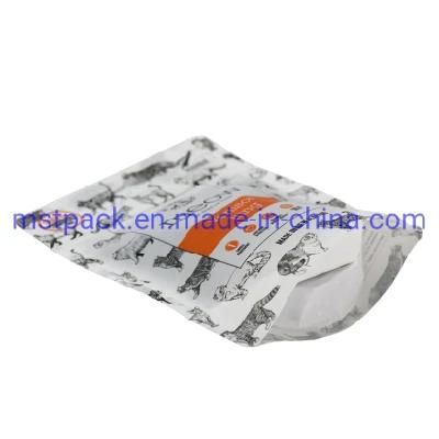 Transparent PLA Film Zipper Stand up Pouch for Pet Treat