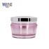 OEM 100g Purple Acrylic Cream Jar with Silver Plating Cap